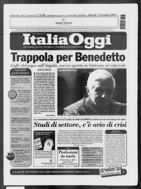 Italia oggi : quotidiano di economia finanza e politica